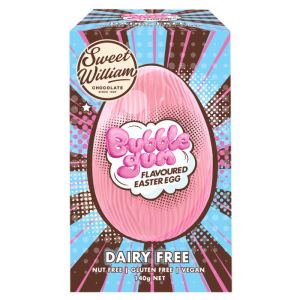 Sweet William Dairy-free Bubblegum Flavoured Hollow Easter Egg