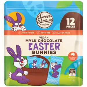 Sweet William Dairy-free Chocolate Easter Bunnies