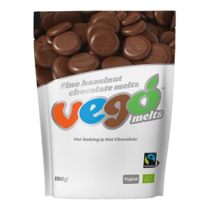 Vego Melts Fine Hazelnut Chocolate Buttons