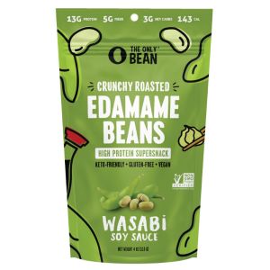 The Only Bean - WASABI SOY SAUCE Crunchy Roasted Edamame Beans